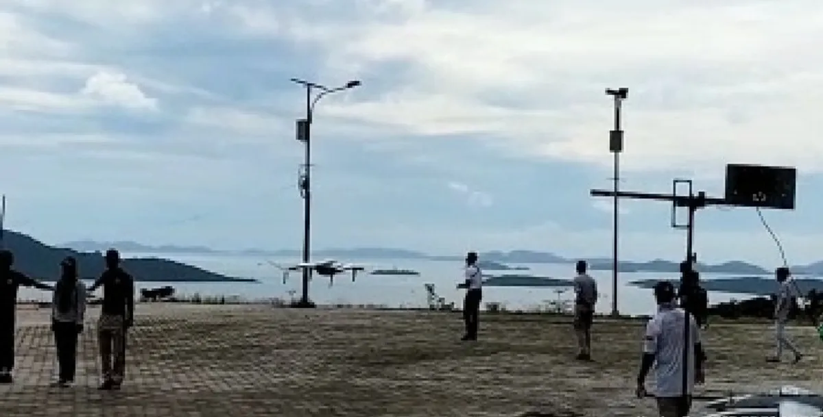 Persiapan misi penerbangan drone oleh personel Iter Aero (Foto: Iter Aero)
