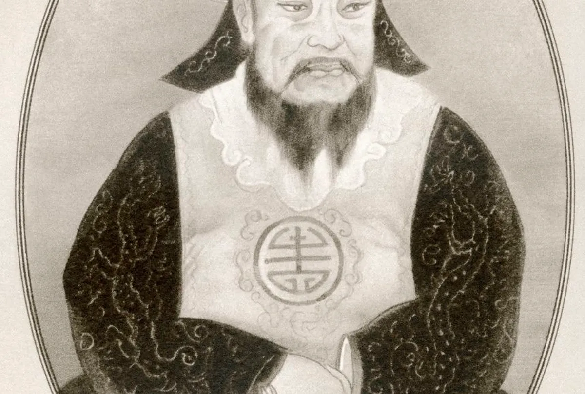 lukisan pemimpin bangsa Mongol Kublai Khan (Sumber: National Geographic | Foto: Universal History Archive)