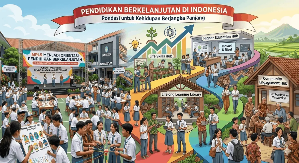 Pendidikan Berkelanjutan di Indonesia (Sumber: Gemini AI | Foto: Gemini AI)