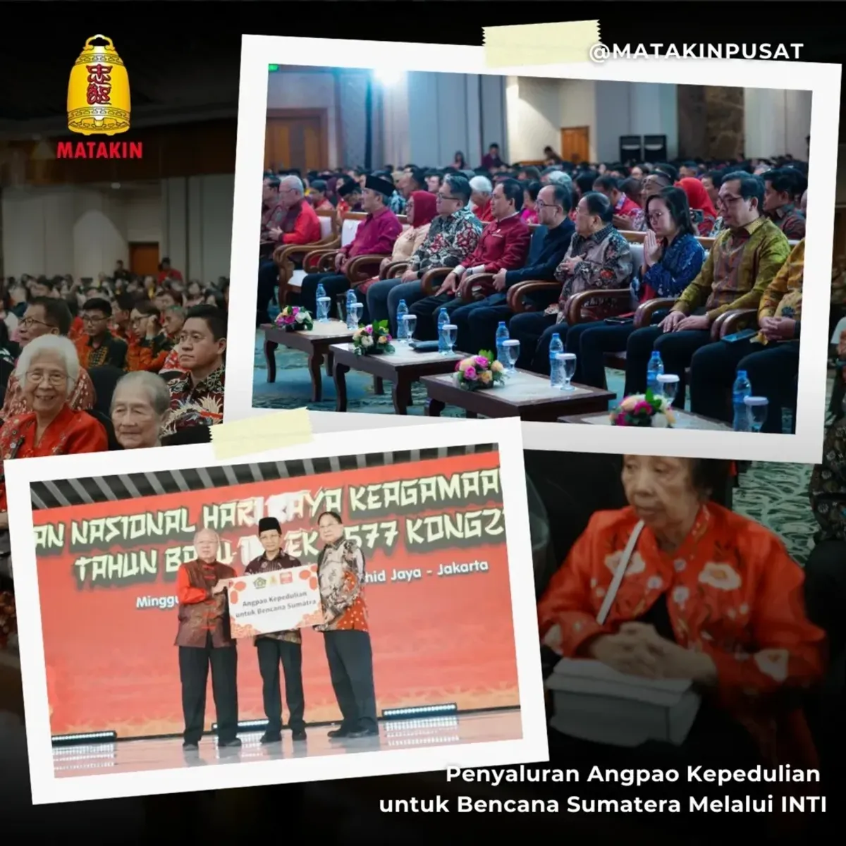 Semarak perayaan menyelimuti Grand Sahid Jaya Jakarta dalam gelaran Perayaan Nasional Hari Raya Keagamaan Khonghucu Tahun Baru Imlek 2577 Kongzili.
Diselenggarakan oleh MATAKIN untuk ke-27 kalinya tahun ini bekerja sama dengan Kementerian Agama RI, acara ini berlangsung khidmat pada 22 Februari 2026. (Sumber: Instagram | Foto: @matakinpusat)