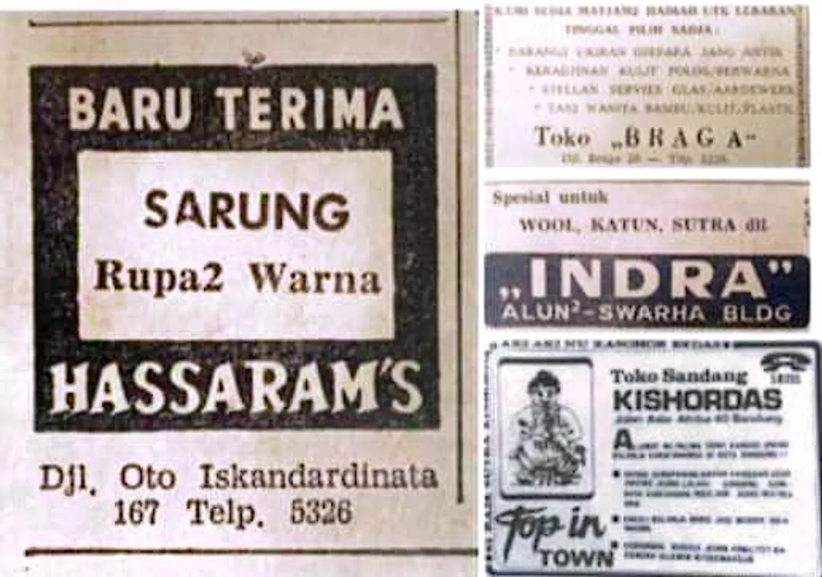 Sobekan iklan penjahit Rapih yang menawarkan jasa menjahit pakaian menjelang Hari Raya. (Sumber: Dokumentasi Penulis)