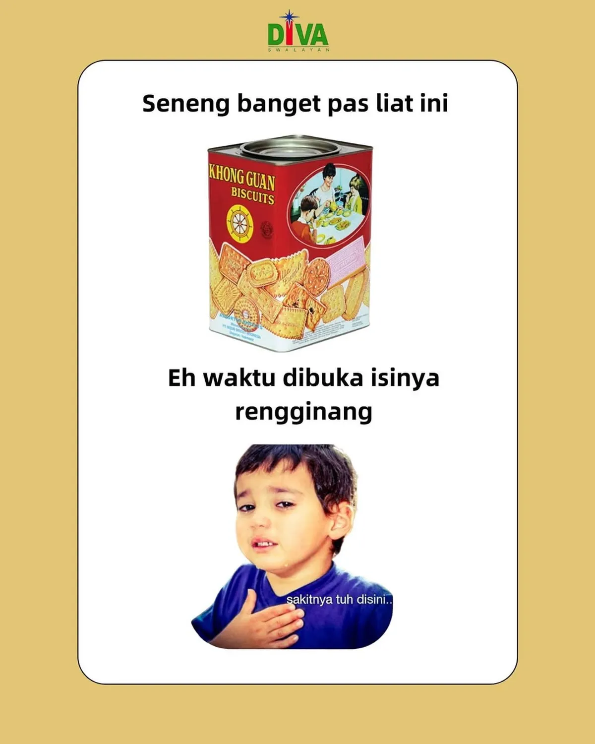 Siapa yang sering mengalami kejadian yang samaa? (Sumber: Instagram @divaswalayan)