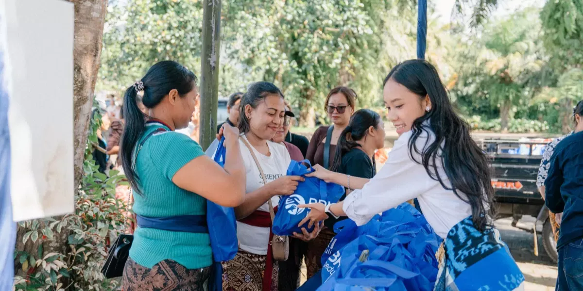 Peringati Hari Raya Nyepi 2026, BRI Peduli Salurkan CSR 2.000 Paket Sembako bagi Warga Desa Angseri dan Desa Sarimekar di Bali. (Sumber: Dok BRI Peduli)