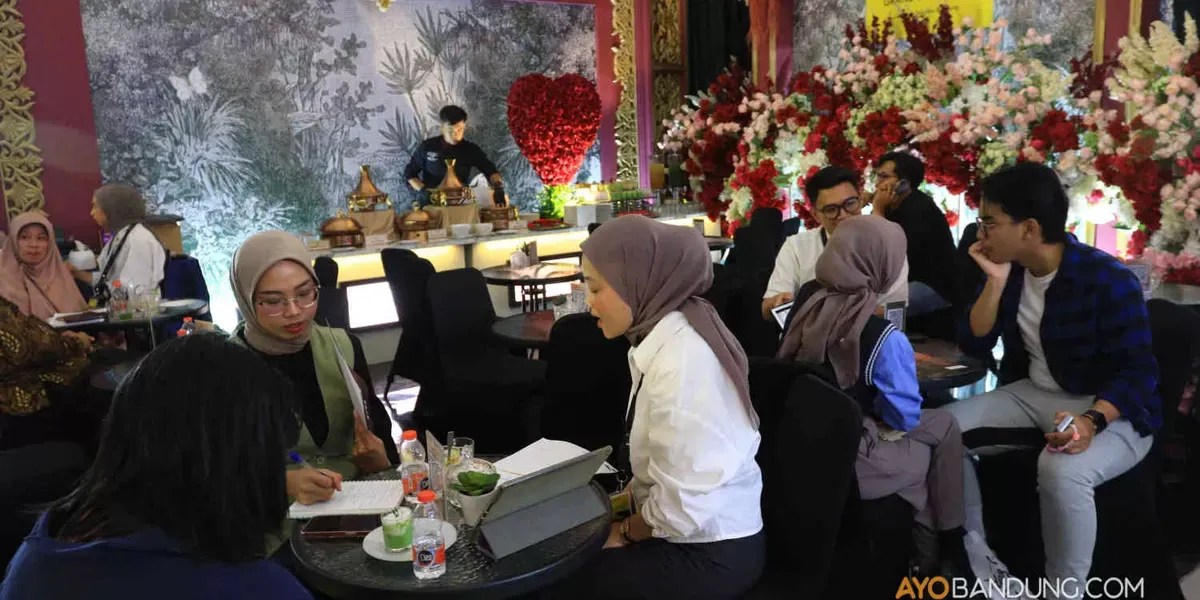 Pameran Pernikahan Tradisional 2025 di Bale Asri Pusdai, Kota Bandung, Sabtu 18 Januari 2025 (Sumber: Ayobandung.com | Foto: Irfan Al-Faritsi)