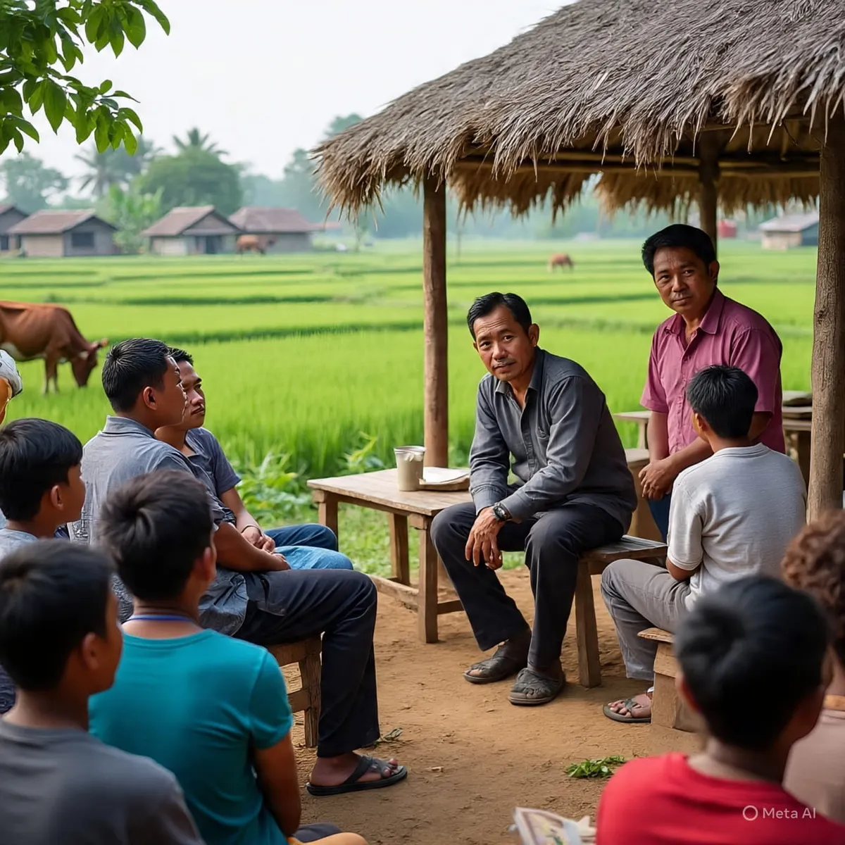 Ilustrasi mentor ketenagakerjaan untuk pedesaan (Sumber: Meta | Foto: Arif Minardi)