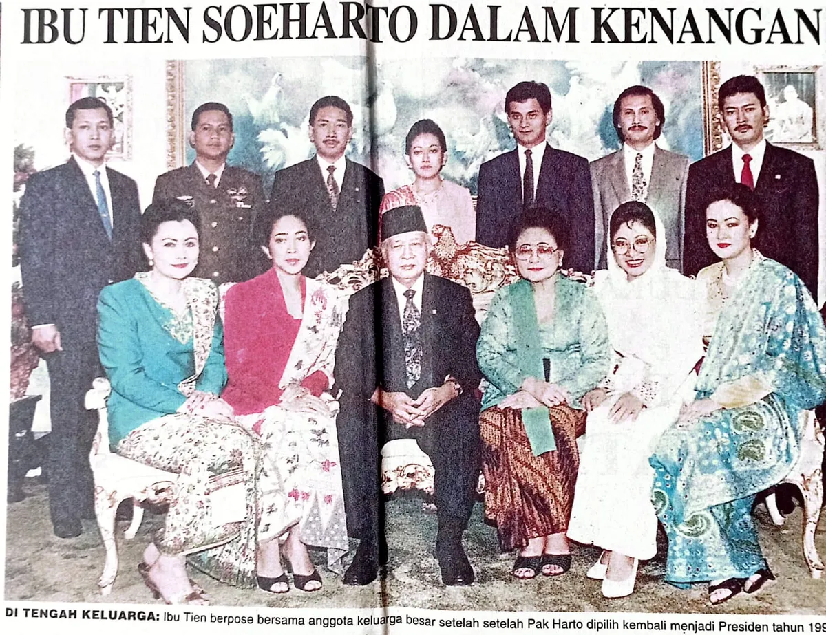 Keluarga Besar Presiden Republik Indonesia Soeharto. (Sumber: Dokumentasi Penulis | Foto: Kin Sanubari)