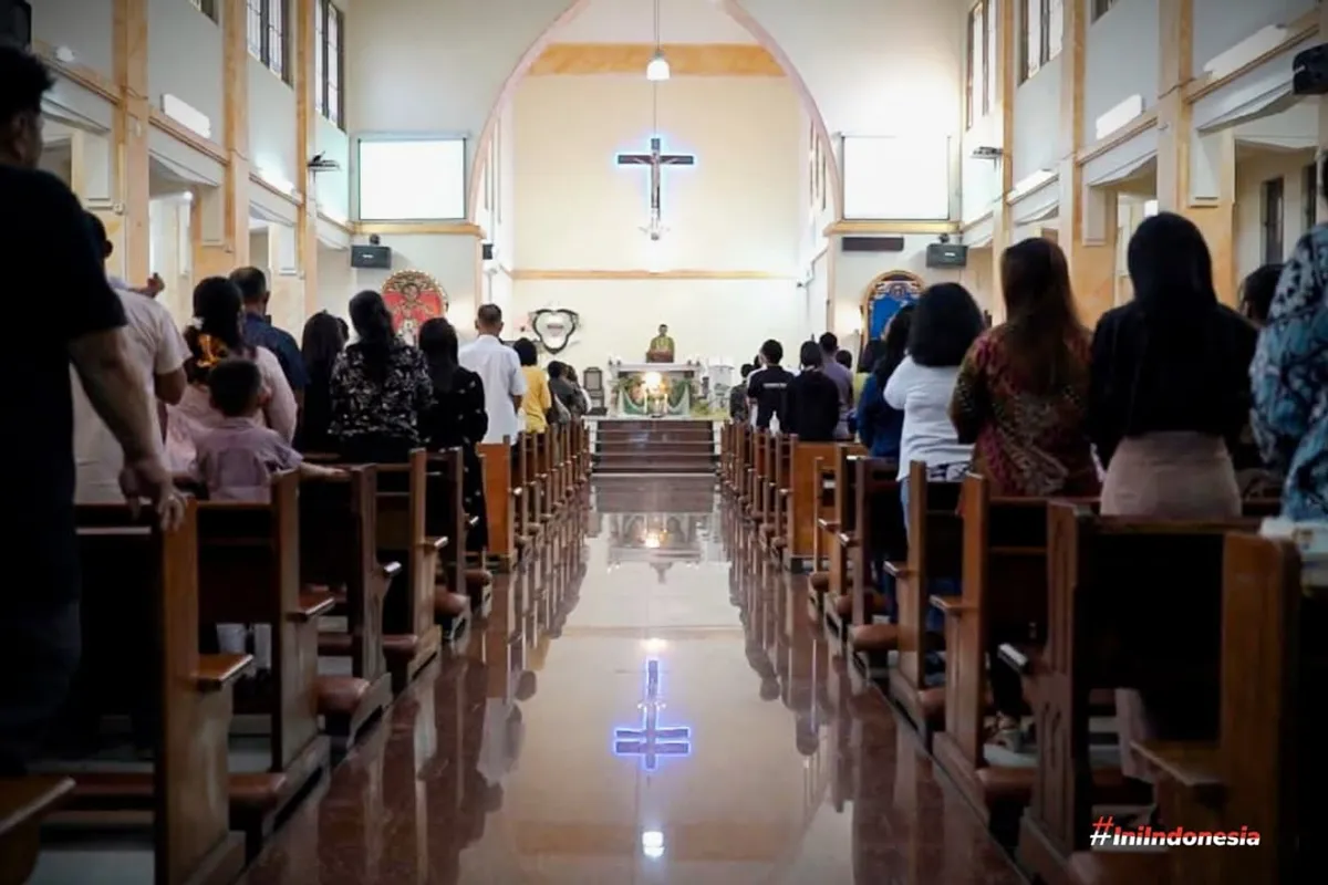 Kenaikan Yesus Kristus menjadi pengingat bahwa harapan, kasih, dan persatuan harus selalu hidup di tengah keberagaman. (Sumber: Instagram @kemenag_ri)