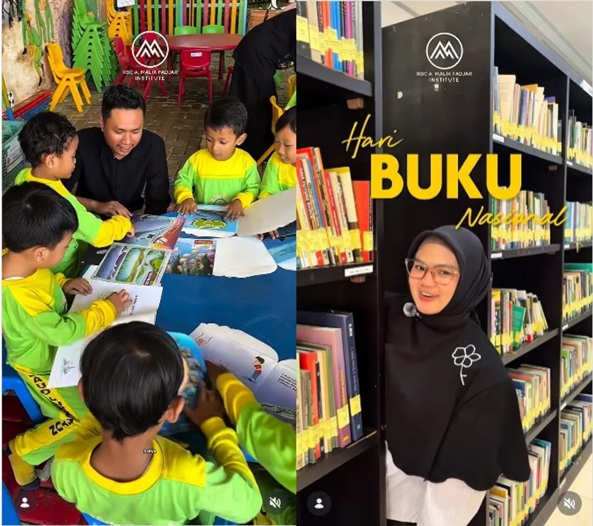 Yuk, rayakan Hari Buku Nasional dengan mulai meluangkan waktu untuk membaca dan menularkan semangat literasi kepada sekitar kita. (Sumber: Instagram @rbc.institute)