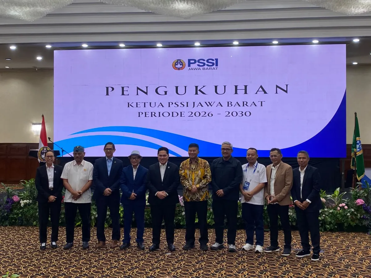 Pengukuhan PSSI Kota Bandung (Sumber: Bandung.go.id)