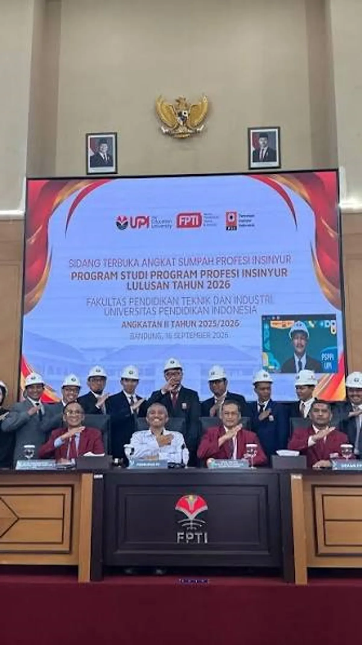 Wisuda Program Studi Program Profesi Insinyur (PS PPI) Universitas Pendidikan Indonesia (UPI) Bandung. (Foto: Dokumen UPI Bandung)