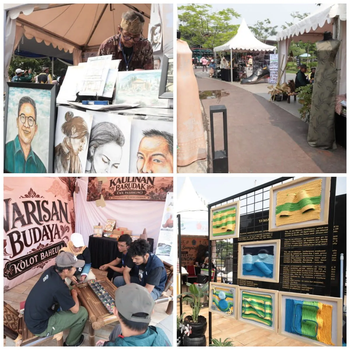 Kolase foto Festival KWK di Kiara Artha Park, Bandung, 27 September 2027 (Foto: bsndung.go.id)
