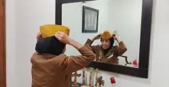 Siti Fatimah (95) veteran yang dulu bertugas menjadi mata-mata saat usianya masih 15 tahun. (Sumber: ayobandung.id | Foto: Gilang Fathu Romadhan)