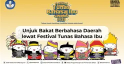 Poster Festival Tunas Bahasa Ibu (FTBI) yang berlangsung di berbagai daerah. (Sumber: Youtube/Badan Pengembangan dan Pembinaan Bahasa)