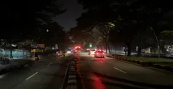 Minimnya Penerangan di Sebagian Jalan Soekarno-Hatta Bandung pada Malam Hari