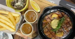 Ribeye Meltique, salah satu menu favorit di Justus Steakhouse. (Sumber: Dokumentasi Pribadi | Foto: Seli Siti Amaliah Putri)