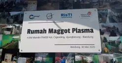 Rumah Maggot di Kelurahan Cigending. (Dokumentasi penulis)