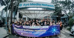 Program Google AI Tools for Journalist yang digelar selama dua hari, 23–24 Desember 2025 di Kantor Ayo Media Network. (Sumber: Ayobandung.id | Foto: Kavin Faza)