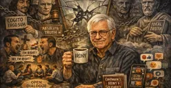 Richard Rorty menolak hasrat epistemologis, keinginan obsesi manusia dalam kepastian dan soloidaritas daripada objektivitas. (Sumber:Dokumentasi Penulis)