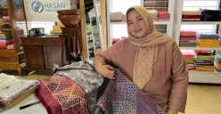 Sania Sari, Owner Hasan Batik (Foto: Rizma Riyandi)