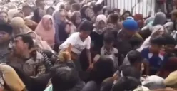 Tangkapan layar kekacauan pesta pernikahan anak KDM di Garut. (Sumber: Istimewa)