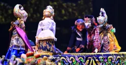 Pertunjukan wayang golek Dadan Sunandar Sunarya. (Sumber: Ayobandung | Foto: Irfan Al Faritsi)