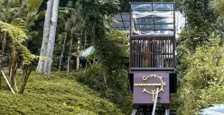 Sensasi Unik Naik Lift Kaca di Tengah Hutan Bandung Barat