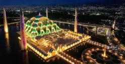 Masjid Raya Al-Jabbar sebagai salah satu ikon Islam di Kota Bandung. (Sumber: Pexels/kevin yung)