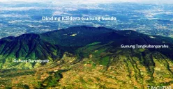 Keadaan ronabumi seperti inilah yang dilihat oleh masyarakat, bukan Gunung Sunda yang menjulang  tinggi. (Sumber: Istimewa)