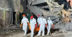 Data sementara menunjukkan, 67 orang tewas dalam ambruknya gedung Ponpes Ponpes Al Khoziny. (Sumber: BNPB | Foto: Danung Arifin)