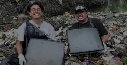 Aksi Pembersihan salah satu sungai oleh Pandawara Group (Sumber: Instagram | Pandawaragroup)