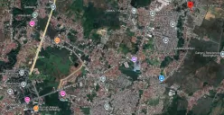 Setidaknya terdapat tujuh nama geografis Gandasoli di Jawa Barat. (Sumber: Citra satelit: Google maps)