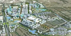 Blueprint peta Bandung Teknopolis di Gedebage yang gagal dibangun.
