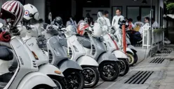 Veslin alias Vespa Ulin lahir, sebuah komunitas vespa matic yang mengusung semangat kebersamaan dan kesenangan tanpa beban. (Sumber: instagram.com/veslin.id)