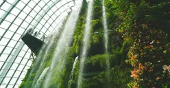Ilustrasi green building. (Sumber: Unsplash | Foto: Carles Rabada)