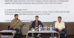 Jabar Media Summit 2025 berikan sejumlah rekomendasi kepada stakeholder, dari skema dukungan keberlanjutan industri media hingga adaptasi era Artificial Intelligence (AI). (Sumber: Ayobandung.com | Foto: Irfan Al-Faritsi)
