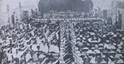 Kongres kedua Partai Indonesia Raya (Parindra) yang berhaluan fasis di Bandung tahun 1939. (Sumber: KITLV)