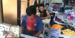 Ilustrasi Foto Kegiatan di Konveksi. (Foto: Irfan Alfaritsi)