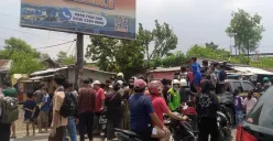 Garis Polisi Terpasang di Parit Taman Cibaduyut Indah, Sabtu, 27 September 2025 (Sumber: Dokumentasi Penulis | Foto: Dias Ashari)