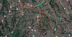 Desa Laladon di Kecamatan Ciomas, Kabupaten Bogor. (Sumber: Citra Satelit Google maps)