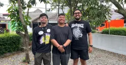 Pengelola Hey Bandung Fajar Asmara, Fajar Matasa, dan Firman Hendika. (Sumber: ayobandung.id | Foto: Ilham Maulana)