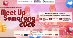 Indonesia Social Media Network (ISMN) Meet Up 2026 di Semarang digelar Selasa, 13 Januari 2026.