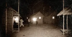 Ilustrasi perampokan di kampung zaman baheula.