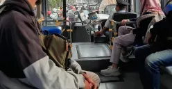 Bus listrik metro. (Sumber: Dokumentasi Penulis)