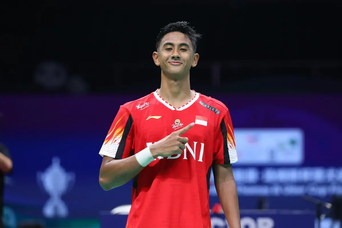 Pebulutu tangkis Indonesia, Alwi Farhan. (Sumber: Dok. PBSI)