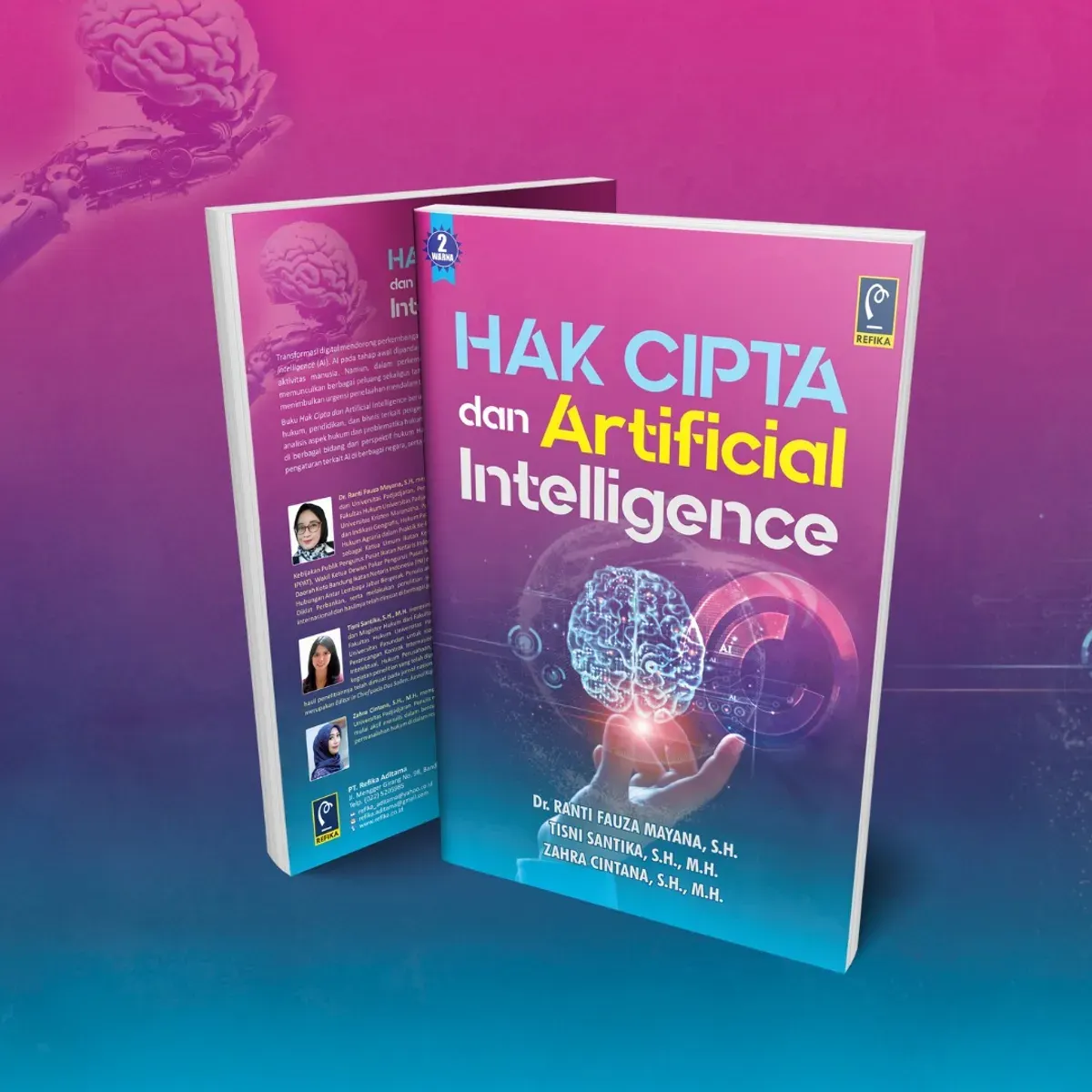 Buku Hak Cipta dan AI (Sumber: Refika Aditama | Foto: Refika Aditama)