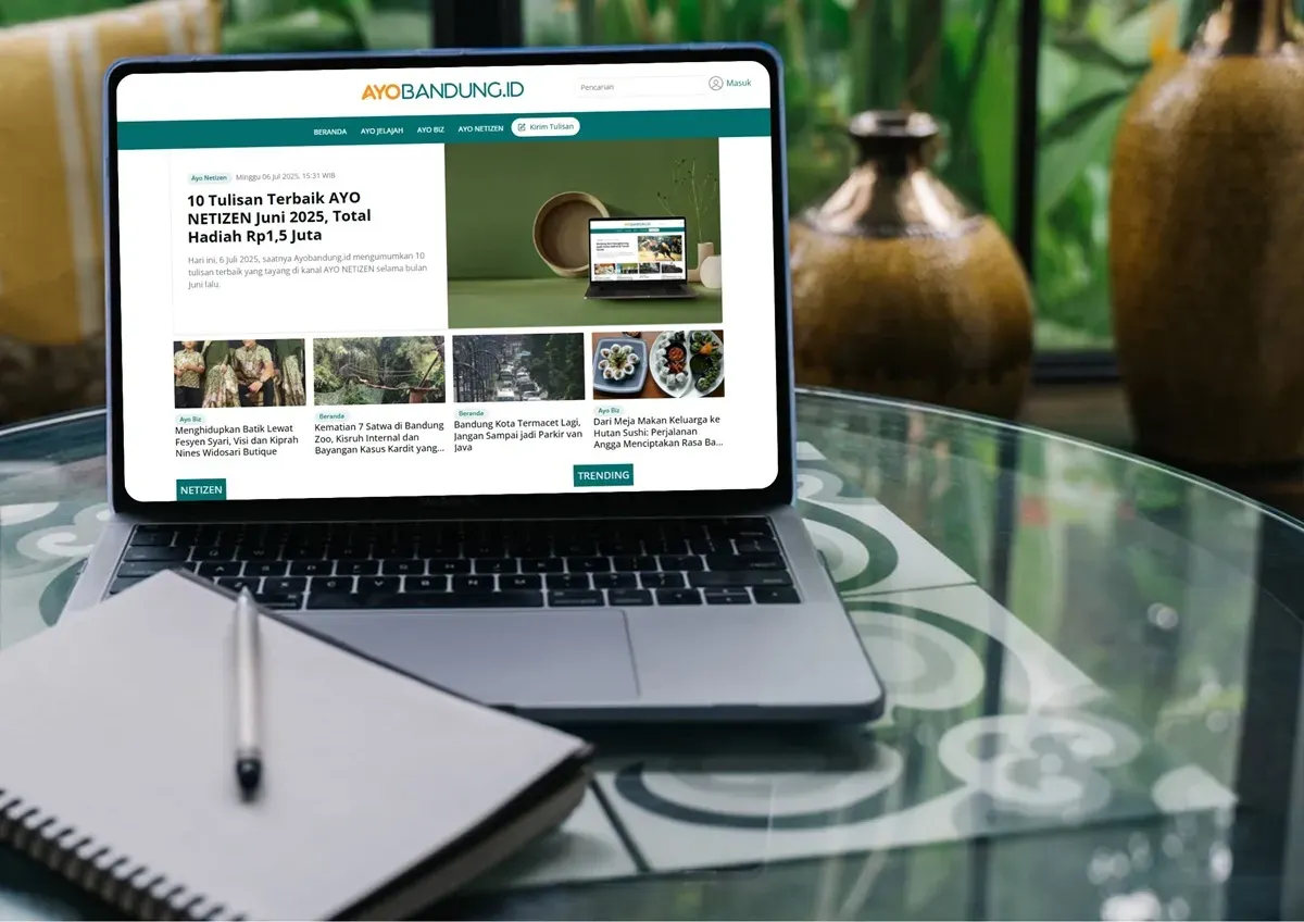 Saatnya Ayobandung.id mengumumkan 10 tulisan terbaik yang tayang di kanal AYO NETIZEN selama bulan Juli 2025. (Sumber: Pexels/Anna Tarazevich)