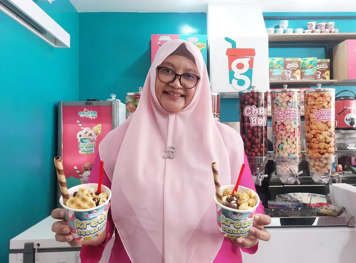 General Manager Teguk Indonesia, Beta Stepha -- Sebagai brand lokal, Teguk merintis dari rasa lokal dan tumbuh dari jalanan kota. (Sumber: Ayobandung.id | Foto: Eneng Reni Nuraisyah Jamil)