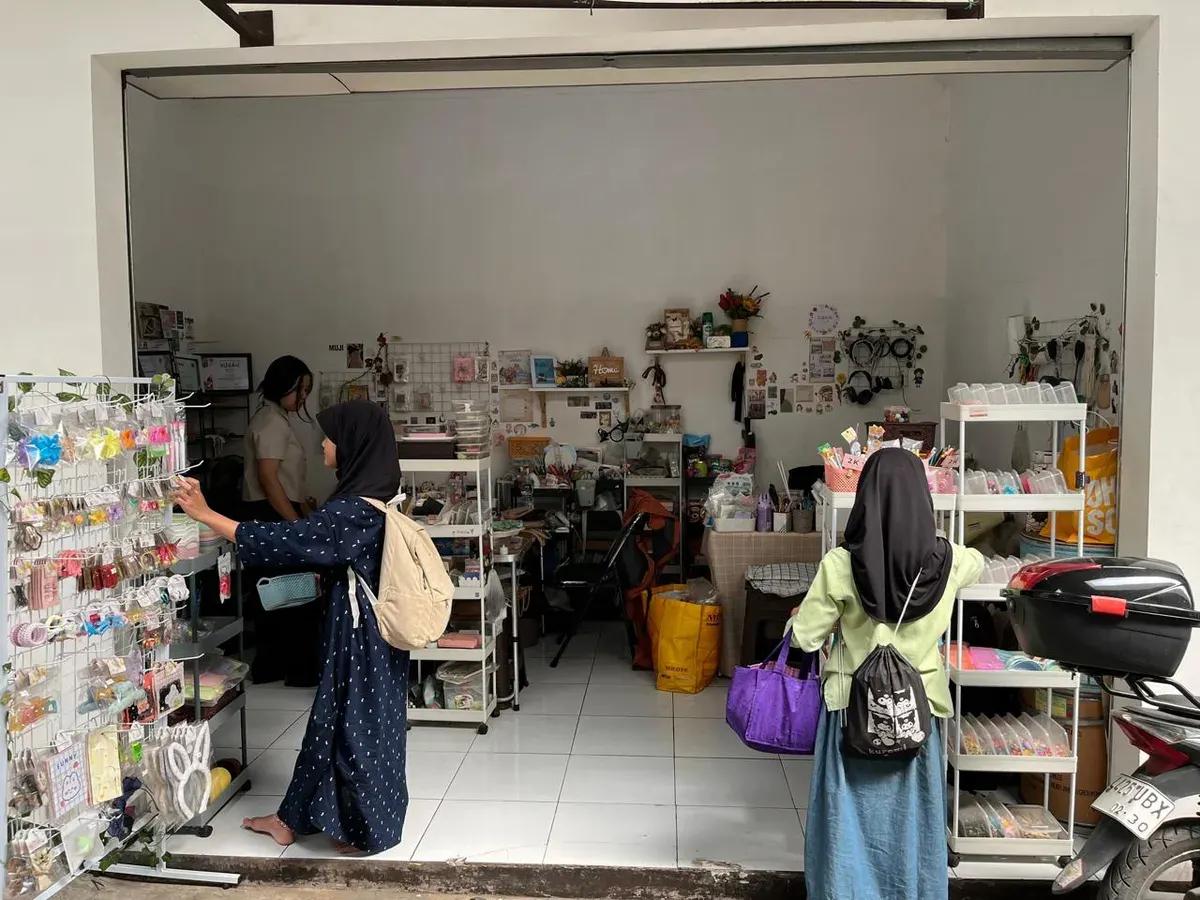 Toko Icasia milik Haezqia Rumondang (Foto: Rizma Riyandi)