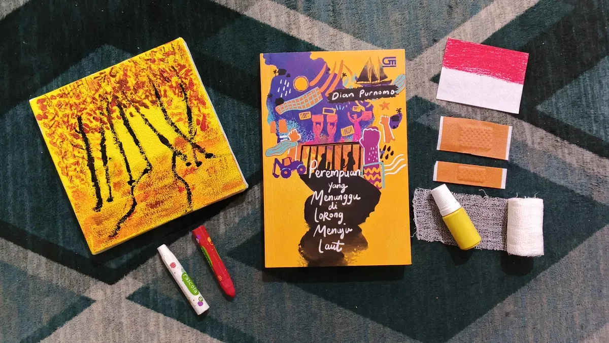 Buku Perempuan yang Menunggu di Lorong Menuju Laut (Sumber: Dokumentasi Penulis | Foto: Dias Ashari)
