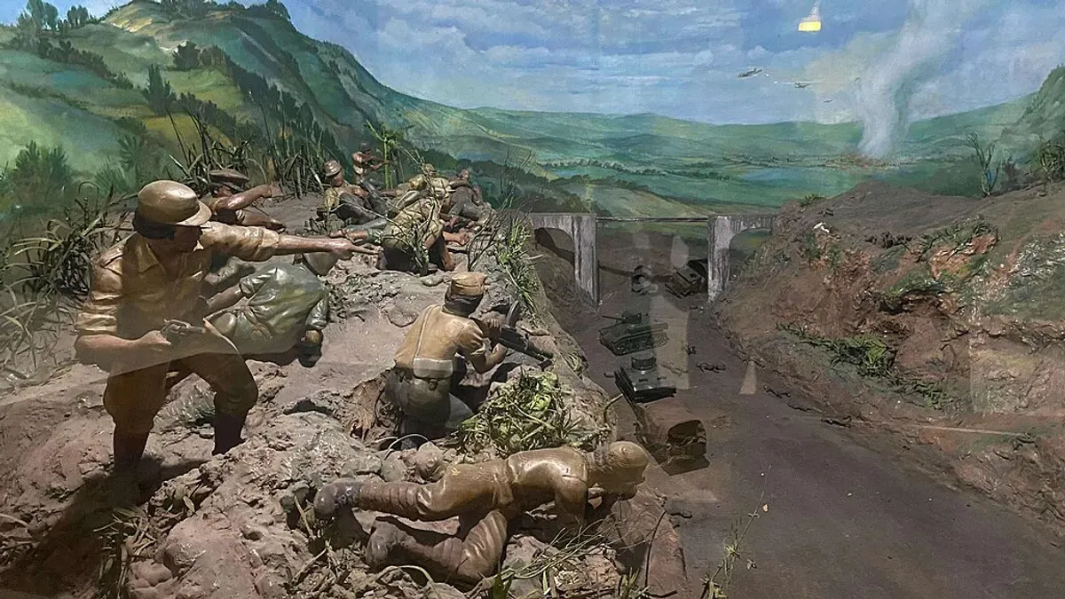 Diorama Pertempuran Bojongkokosan di Museum Satriamandala. (Sumber: Wikimedia)